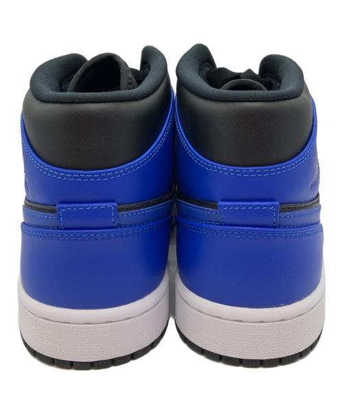 NIKE（ナイキ）NIKE (ナイキ) AIR JORDAN 1 MID BLACK/HYPER ROYAL-WHITE ブルー×ブラック サイズ:27.5cmの古着・服飾アイテム