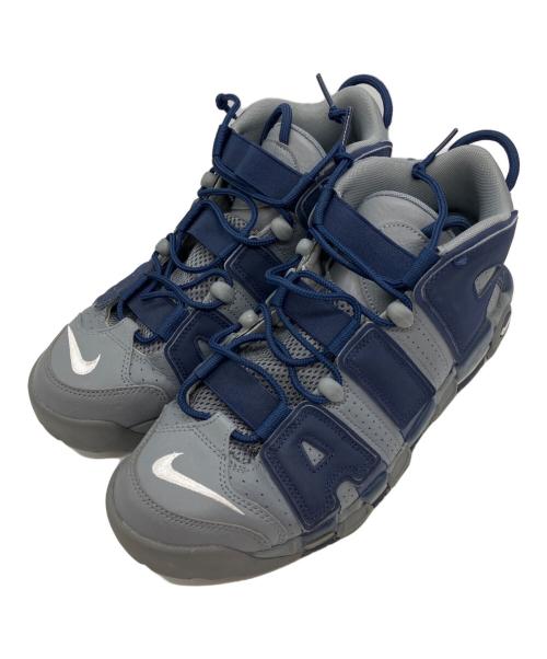 NIKE（ナイキ）NIKE (ナイキ) AIR MORE UPTEMPO 96 グレー×ネイビー サイズ:28.0cmの古着・服飾アイテム