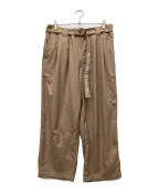 TIGHTBOOTH PRODUCTIONタイトブースプロダクション）の古着「BAGGY SLACKS KHAKI」｜ブラウン
