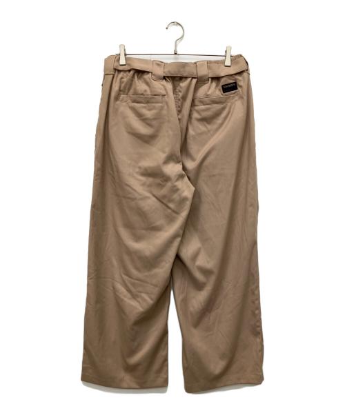 TIGHTBOOTH PRODUCTION（タイトブースプロダクション）TIGHTBOOTH PRODUCTION (タイトブースプロダクション) BAGGY SLACKS KHAKI ブラウン サイズ:Lの古着・服飾アイテム