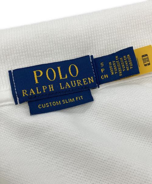 POLO RALPH LAUREN（ポロ・ラルフローレン）POLO RALPH LAUREN (ポロ・ラルフローレン) ポロベア刺繍ポロシャツ ホワイト サイズ:Sの古着・服飾アイテム