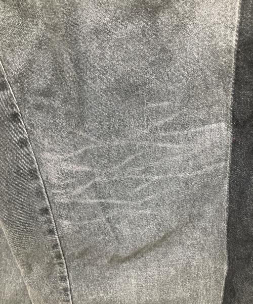 Wrangler（ラングラー）Wrangler (ラングラー) リメイクワイドデニムパンツ ブラック サイズ:XLの古着・服飾アイテム