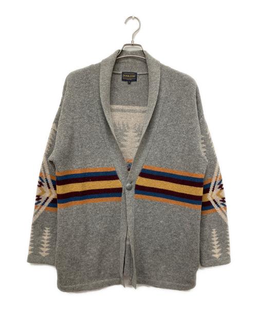 PENDLETON（ペンドルトン）PENDLETON (ペンドルトン) 厚手カーディガン グレー サイズ:4の古着・服飾アイテム