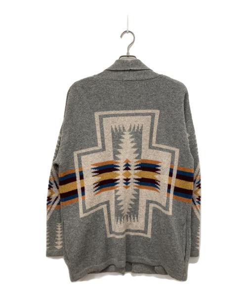 PENDLETON（ペンドルトン）PENDLETON (ペンドルトン) 厚手カーディガン グレー サイズ:4の古着・服飾アイテム