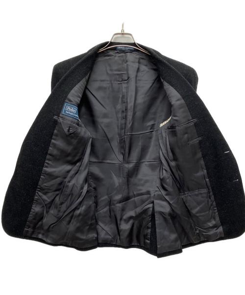 POLO RALPH LAUREN（ポロ・ラルフローレン）POLO RALPH LAUREN (ポロ・ラルフローレン) 2Bウールテーラードジャケット ブラック サイズ:A4の古着・服飾アイテム