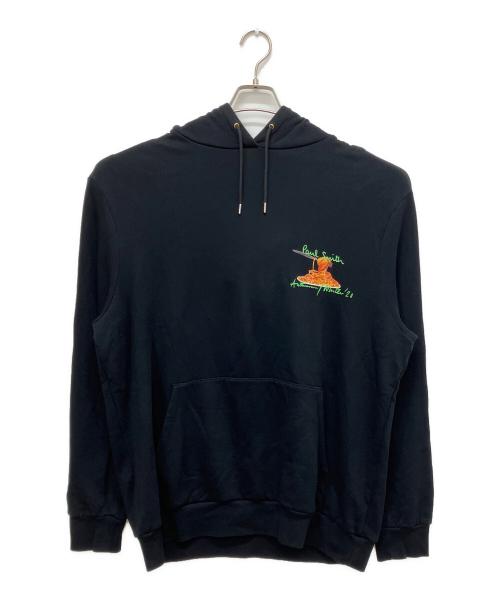 PAUL SMITH（ポールスミス）Paul Smith (ポールスミス) 50th スパゲッティパーカー ブラック サイズ:XLの古着・服飾アイテム