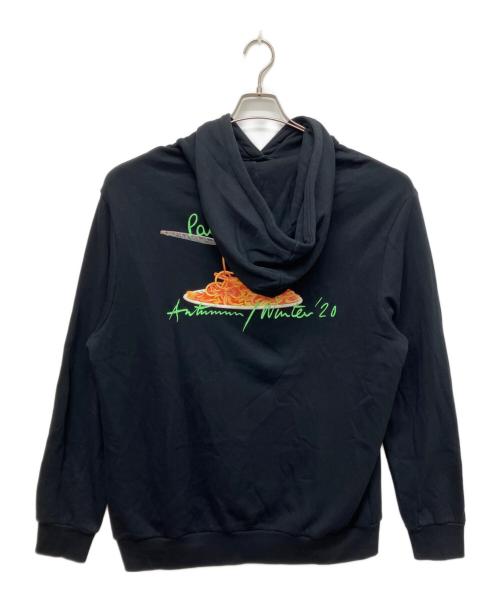 PAUL SMITH（ポールスミス）Paul Smith (ポールスミス) 50th スパゲッティパーカー ブラック サイズ:XLの古着・服飾アイテム