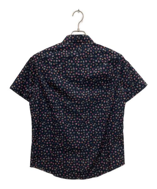PAUL SMITH（ポールスミス）PAUL SMITH (ポールスミス) 花柄半袖シャツ ネイビー サイズ:Mの古着・服飾アイテム