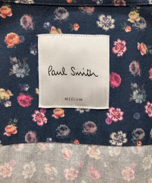 PAUL SMITH（ポールスミス）PAUL SMITH (ポールスミス) 花柄半袖シャツ ネイビー サイズ:Mの古着・服飾アイテム