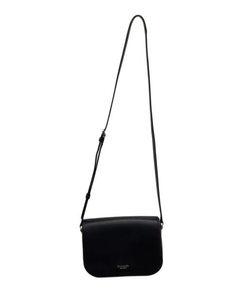Kate Spade（ケイトスペード）Kate Spade (ケイトスペード) ダブルフェイススムースショルダーバッグ ブラックの古着・服飾アイテム