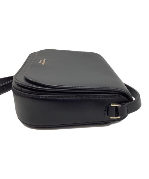 Kate Spade（ケイトスペード）Kate Spade (ケイトスペード) ダブルフェイススムースショルダーバッグ ブラックの古着・服飾アイテム