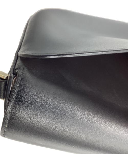 Kate Spade（ケイトスペード）Kate Spade (ケイトスペード) ダブルフェイススムースショルダーバッグ ブラックの古着・服飾アイテム