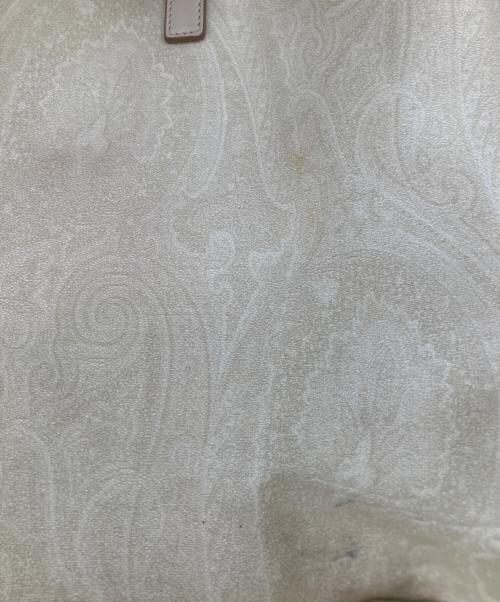 ETRO（エトロ）ETRO (エトロ) ペイズリー柄PVCトートバッグ アイボリーの古着・服飾アイテム