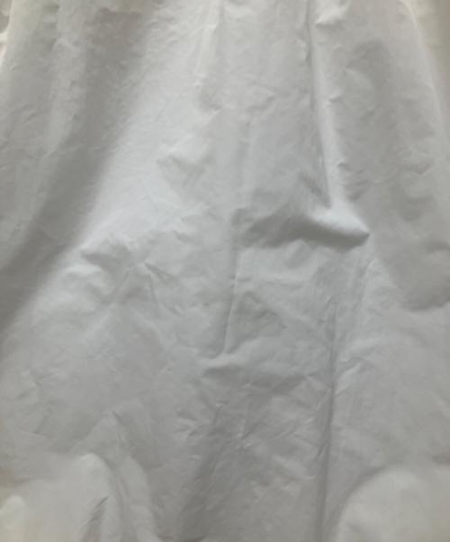 patou（パトゥ）Patou (パトゥ) Volume ラッフル ミニドレス ホワイト サイズ:36の古着・服飾アイテム
