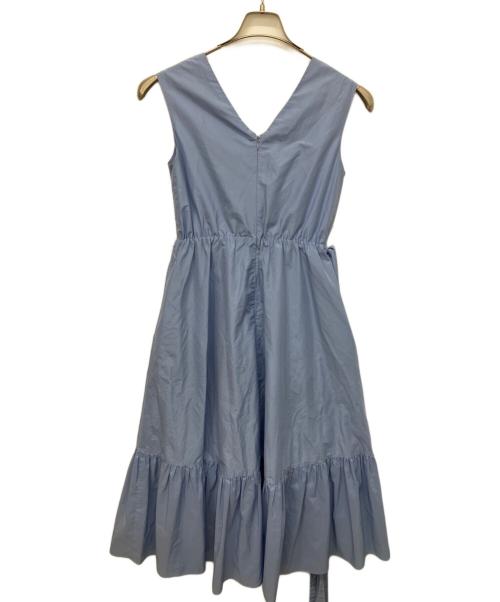 GRACE CONTINENTAL（（グレースコンチネンタル）GRACE CONTINENTAL (（グレースコンチネンタル) ライトタフタドレス ワンピース ブルー サイズ:36の古着・服飾アイテム