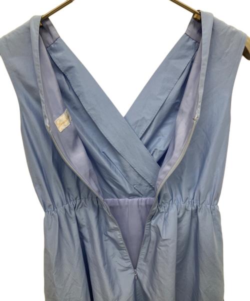 GRACE CONTINENTAL（（グレースコンチネンタル）GRACE CONTINENTAL (（グレースコンチネンタル) ライトタフタドレス ワンピース ブルー サイズ:36の古着・服飾アイテム