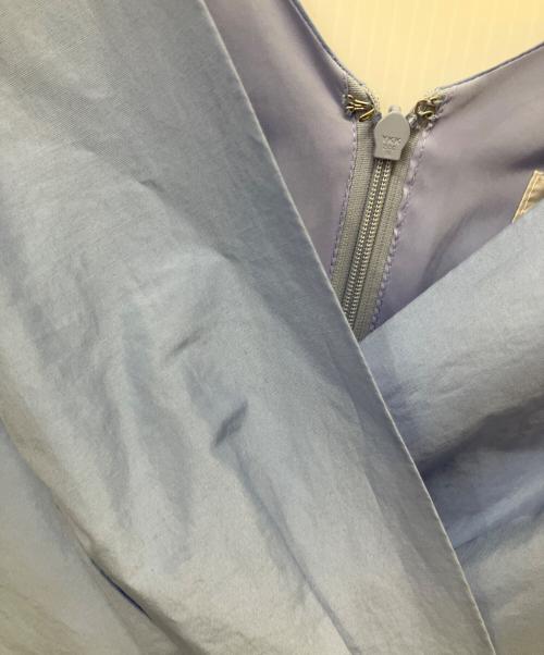 GRACE CONTINENTAL（（グレースコンチネンタル）GRACE CONTINENTAL (（グレースコンチネンタル) ライトタフタドレス ワンピース ブルー サイズ:36の古着・服飾アイテム