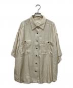 anukeアンヌーク）の古着「Twill Over Shirts」｜ベージュ