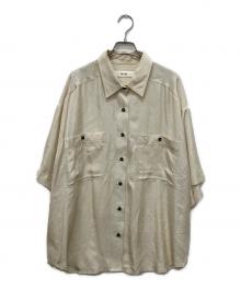 anuke（アンヌーク）の古着「Twill Over Shirts」｜ベージュ