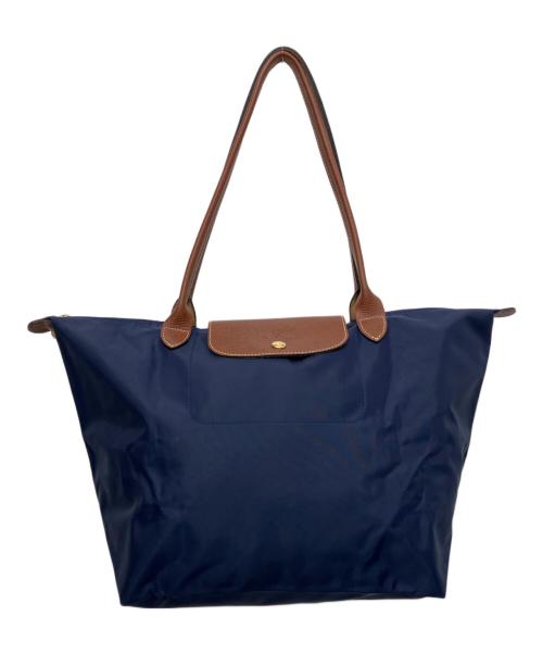 LONGCHAMP（ロンシャン）LONGCHAMP (ロンシャン) ル プリアージュ L トートバッグ ネイビーの古着・服飾アイテム