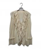 PRANK PROJECTプランクプロジェクト）の古着「Crepe Chiffon Tunic」｜ベージュ