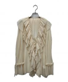 PRANK PROJECT（プランクプロジェクト）の古着「Crepe Chiffon Tunic」｜ベージュ