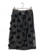 PRANK PROJECTプランクプロジェクト）の古着「Rose sleeve wrap skirt」｜ブラック