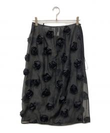 PRANK PROJECT（プランクプロジェクト）の古着「Rose sleeve wrap skirt」｜ブラック