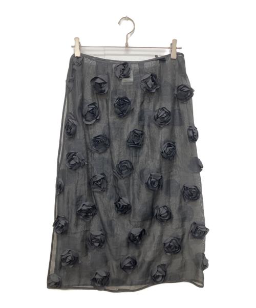 PRANK PROJECT（プランクプロジェクト）PRANK PROJECT (プランクプロジェクト) Rose sleeve wrap skirt ブラック サイズ:Freeの古着・服飾アイテム