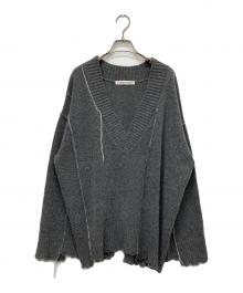 PRANK PROJECT（プランクプロジェクト）の古着「Boucle Linking Knit」｜グレー