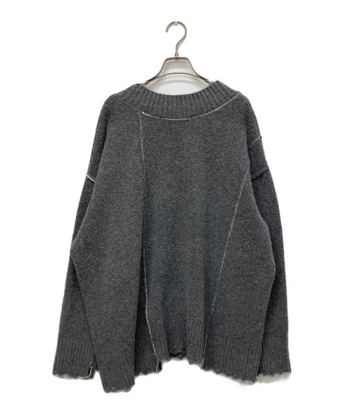 PRANK PROJECT（プランクプロジェクト）PRANK PROJECT (プランクプロジェクト) Boucle Linking Knit グレー サイズ:Freeの古着・服飾アイテム