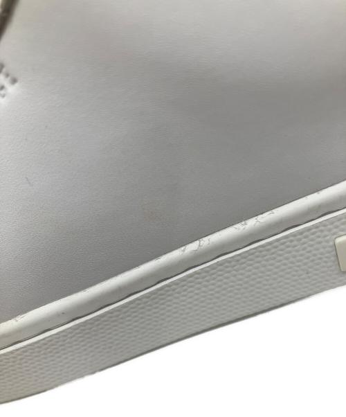 ARMANI EXCHANGE（アルマーニ エクスチェンジ）ARMANI EXCHANGE (アルマーニ エクスチェンジ) ローカットレザースニーカー ホワイト サイズ:26㎝の古着・服飾アイテム