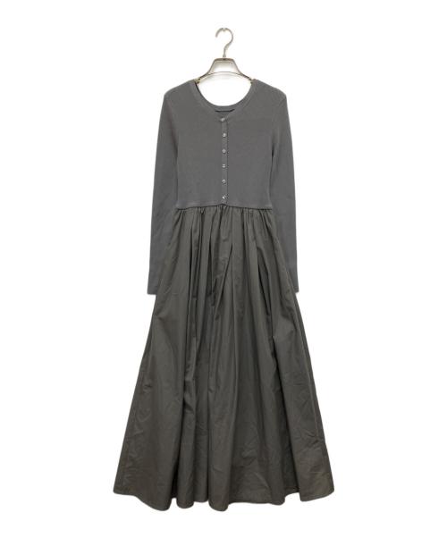 regleam（リグリーム）regleam (リグリーム) ドッキングワンピース グレー サイズ:Mの古着・服飾アイテム