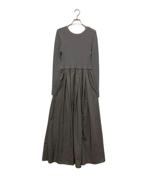 regleam（リグリーム）regleam (リグリーム) ドッキングワンピース グレー サイズ:Mの古着・服飾アイテム