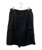 Y-3ワイスリー）の古着「CLASSIC REFINED WOOL STRETCH CARGO SHORTS」｜ブラック