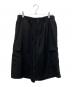 Y-3（ワイスリー）の古着「CLASSIC REFINED WOOL STRETCH CARGO SHORTS」｜ブラック