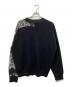 Y-3 (ワイスリー) U LEPPARD KNIT CREW SWEATER ブラック×グレー サイズ:L：10000円