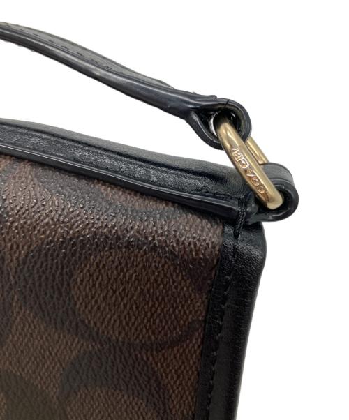 COACH（コーチ）COACH (コーチ) シグネチャー ショルダーバッグ ブラウンの古着・服飾アイテム