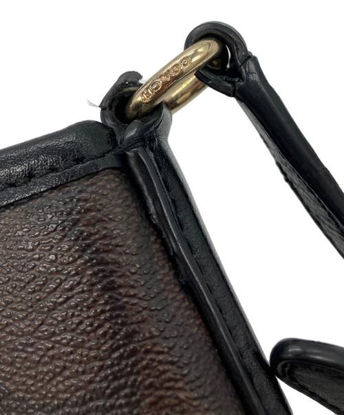 COACH（コーチ）COACH (コーチ) シグネチャー ショルダーバッグ ブラウンの古着・服飾アイテム