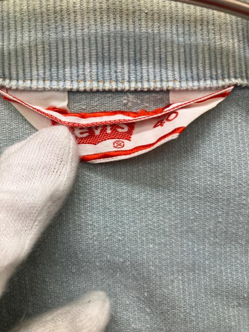 LEVI'S（リーバイス）LEVI'S (リーバイス) オレンジタブ 70ｓ コーデュロイトラッカージャケット インディゴ サイズ:40の古着・服飾アイテム