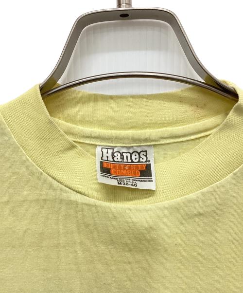 Hanes（ヘインズ）Hanes (ヘインズ) USA 80ｓpepsi challenge Tee イエロー サイズ:Mの古着・服飾アイテム