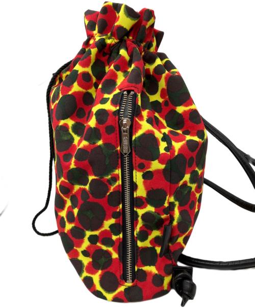 Jean Paul GAULTIER（ジャンポールゴルチェ）Jean Paul GAULTIER (ジャンポールゴルチェ) 総柄巾着リュック オレンジの古着・服飾アイテム
