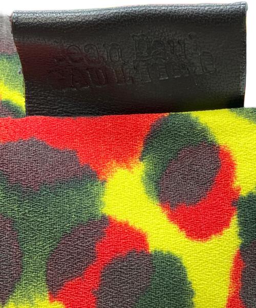 Jean Paul GAULTIER（ジャンポールゴルチェ）Jean Paul GAULTIER (ジャンポールゴルチェ) 総柄巾着リュック オレンジの古着・服飾アイテム