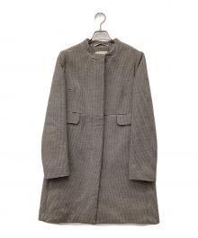 'S Max Mara（エスマックスマーラ）の古着「千鳥格子コート」｜ブラウン