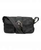 COACHコーチ）の古着「ソーホーワンショルダーバッグ」｜ブラック