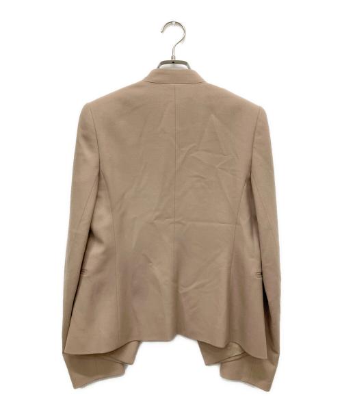 theory luxe（セオリーリュクス）theory luxe (セオリーリュクス) SAXONY.SOFTノーカラージャケット ベージュ サイズ:38の古着・服飾アイテム