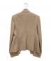 theory luxe (セオリーリュクス) SAXONY.SOFTノーカラージャケット ベージュ サイズ:38：7000円