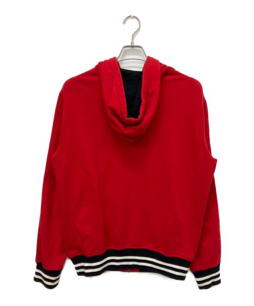 POLO RALPH LAUREN（ポロ・ラルフローレン）POLO RALPH LAUREN (ポロ・ラルフローレン) リブラインビッグポニーパーカー レッド サイズ:Lの古着・服飾アイテム