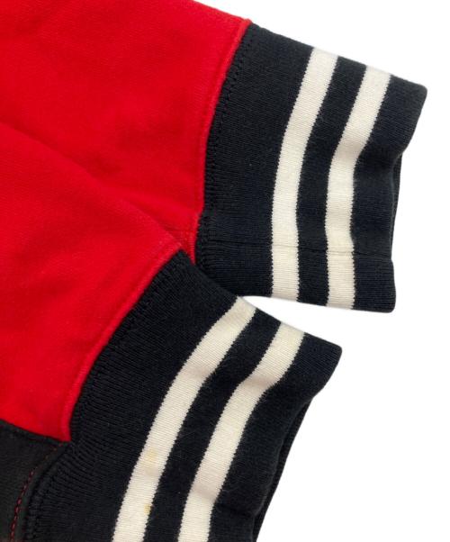 POLO RALPH LAUREN（ポロ・ラルフローレン）POLO RALPH LAUREN (ポロ・ラルフローレン) リブラインビッグポニーパーカー レッド サイズ:Lの古着・服飾アイテム