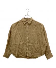 Plage（プラージュ）の古着「Linen Short シャツ」｜ベージュ